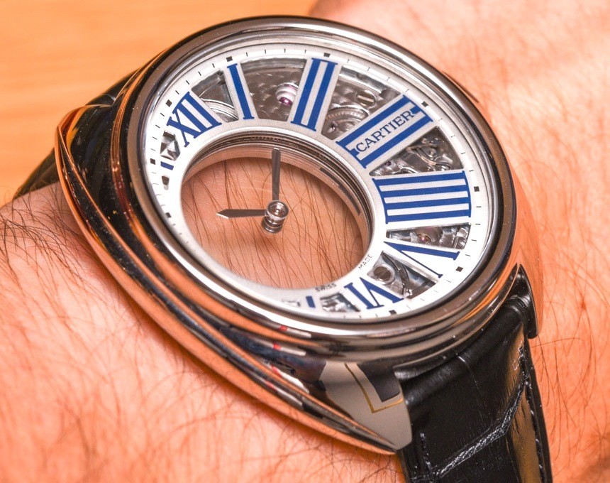 cartier floating watch
